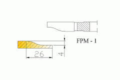 Frezy do płycin do drzwiczek meblowych FPM-1