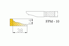 Frezy do płycin do drzwiczek meblowych FPM-10