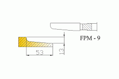 Frezy do płycin do drzwiczek meblowych FPM-9