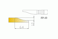 Frezy do płycin drzwiowych FP-10