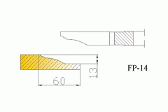 Frezy do płycin drzwiowych FP-14