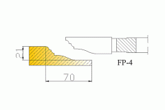 Frezy do płycin drzwiowych FP-4