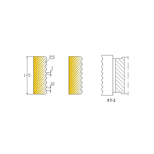 Frezy do deski tarasowej - wzór 2