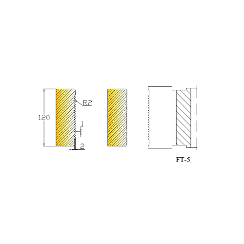 Frezy do deski tarasowej - wzór 5