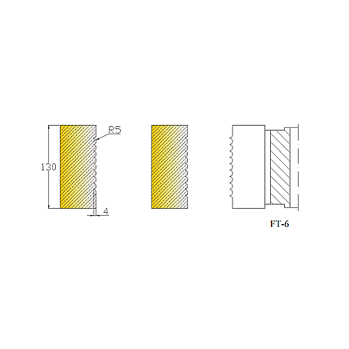 Frezy do deski tarasowej - wzór 6