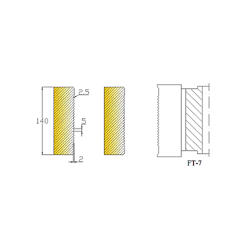 Frezy do deski tarasowej - wzór 7