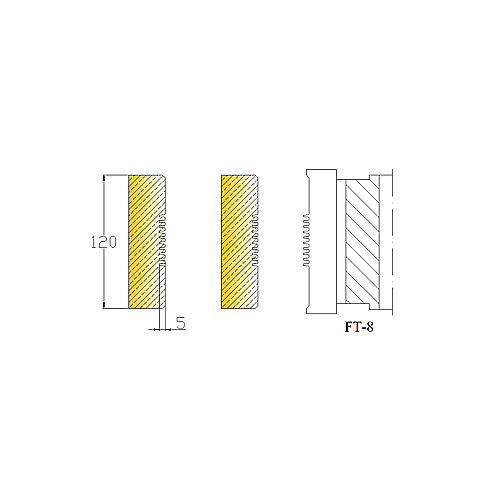 Frezy do deski tarasowej - wzór 8